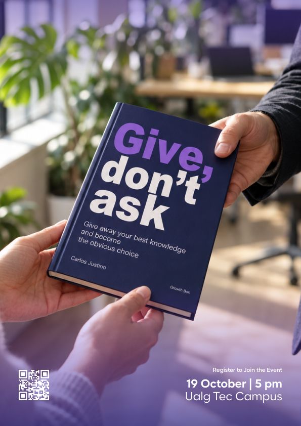 Give, don’t ask by Carlos Justino being passed from one reader to another