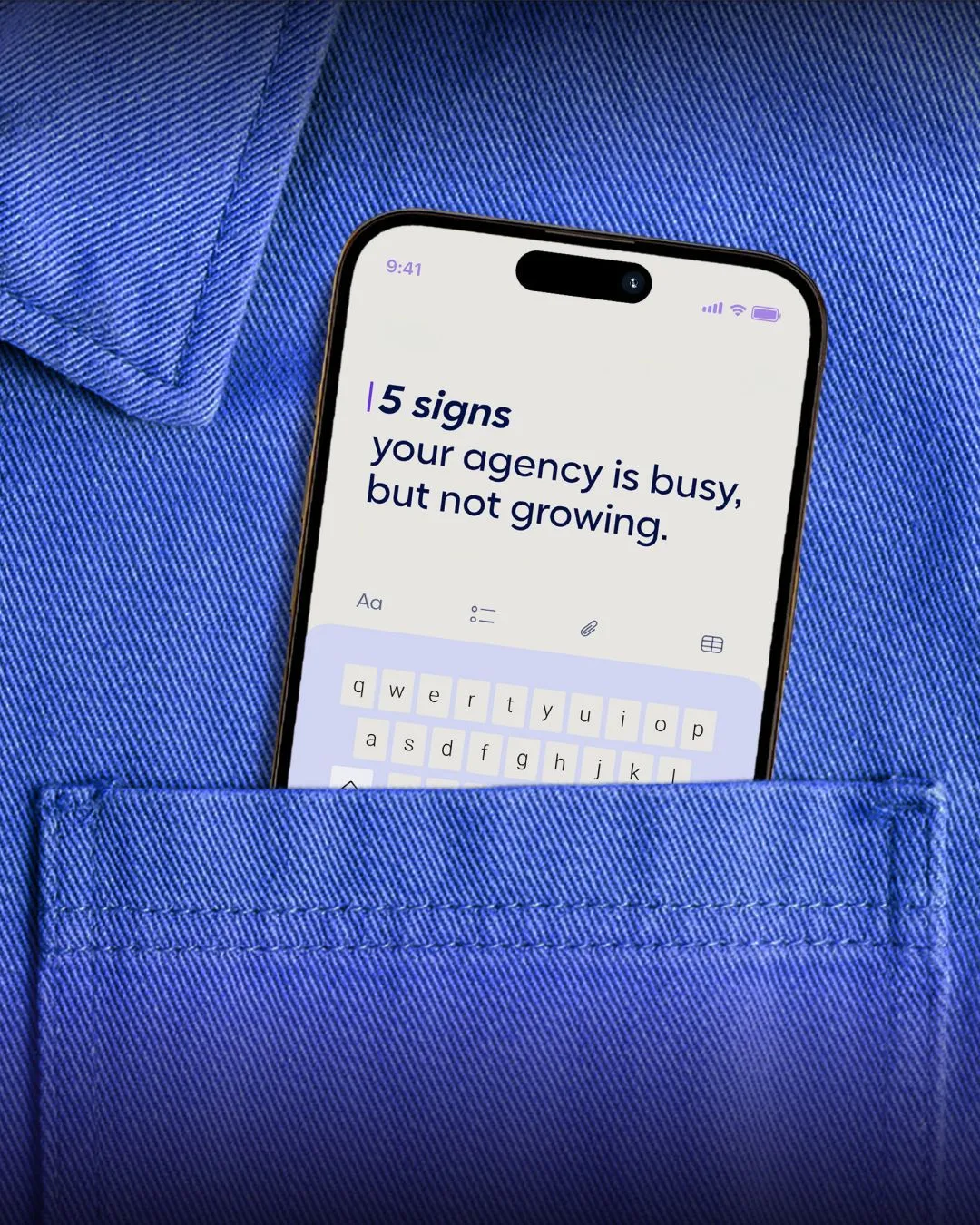 WitFlow campaign about agencies being busy but not growing